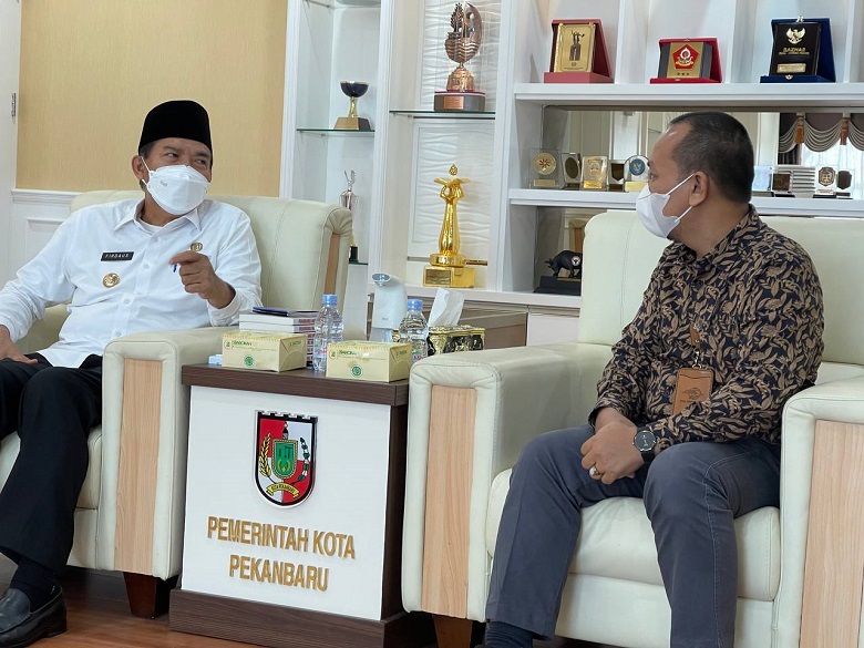 Bahas MoU untuk UMKM, Wali Kota Terima Kunjungan Kepala Pos Indonesia
