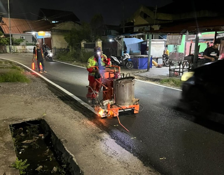 Pengaspalan 19 Ruas Jalan Dikebut, Pemko Pekanbaru Targetkan Tuntas Tahun Ini
