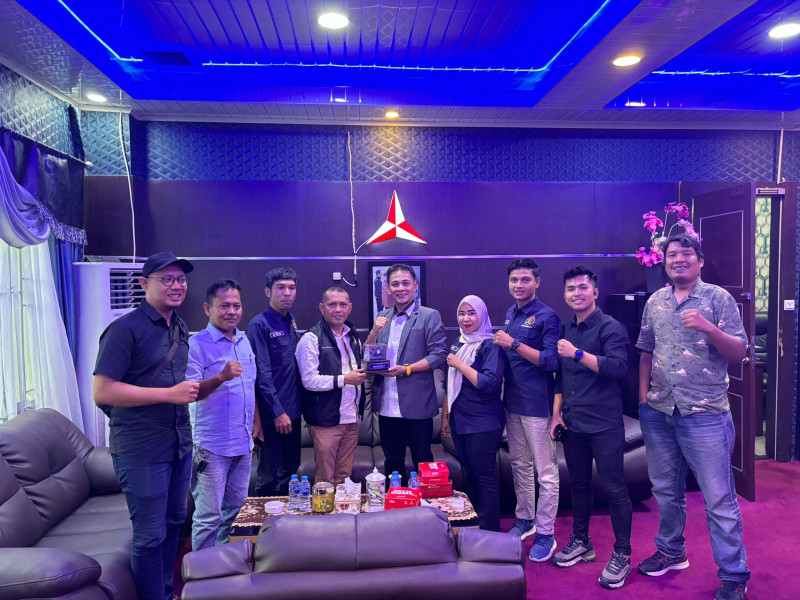 PWI Pokja Pekanbaru Audiensi ke Wakil Ketua DPRD Pekanbaru Tengku Azwendi Fajri