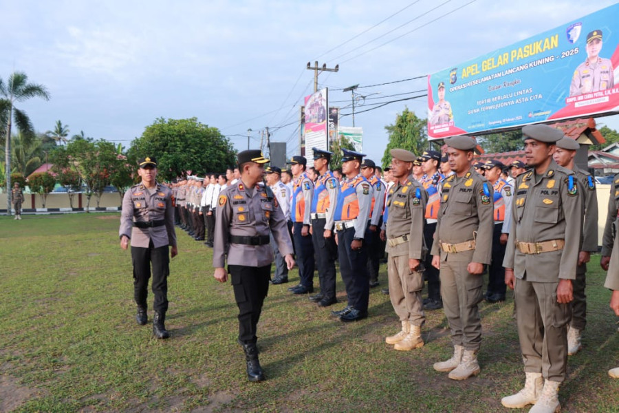 Wujudkan Asta Cita dan Kamseltibcarlantas di Kampar, Polres Gelar Operasi LK 2025