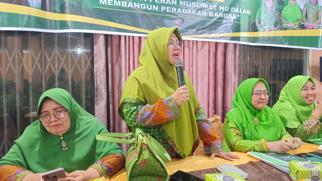 Aklamasi, Dr Afni Z Pimpin Muslimat NU Kabupaten Siak Periode 2024-2029