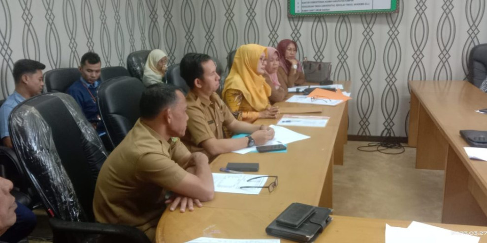 Komisi ll DPRD Kampar RDP dengan DPPKBP3A