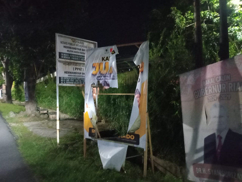 APK Dirusak OTK, Repol Minta Pendukung Tidak Terprovokasi