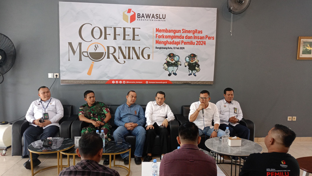 Coffee Morning dengan Forkopimda dan Insan Pers, Syawir Ingatkan Tentang Money Politik