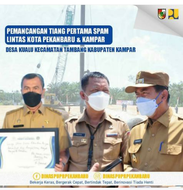 Kadis PUPR,  Indra Pomi : Banyak Manfaat SPAM Untuk Kesehatan Masyarakat