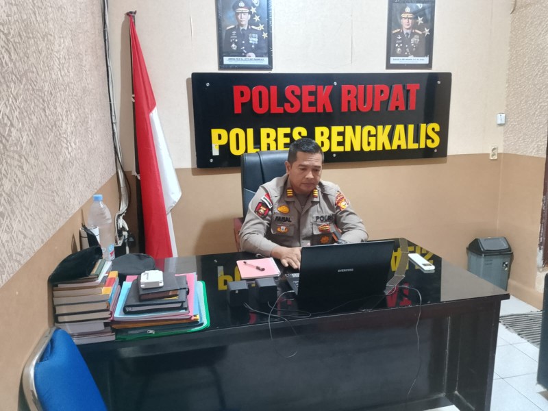 Kapolsek Rupat Tegaskan Dukungan Ketahanan Pangan dalam Anev Daring Polda Riau