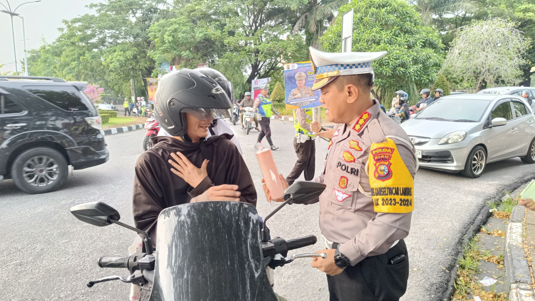 Ditlantas Polda Riau Gelar Kampanye Keselamatan Berlalulintas