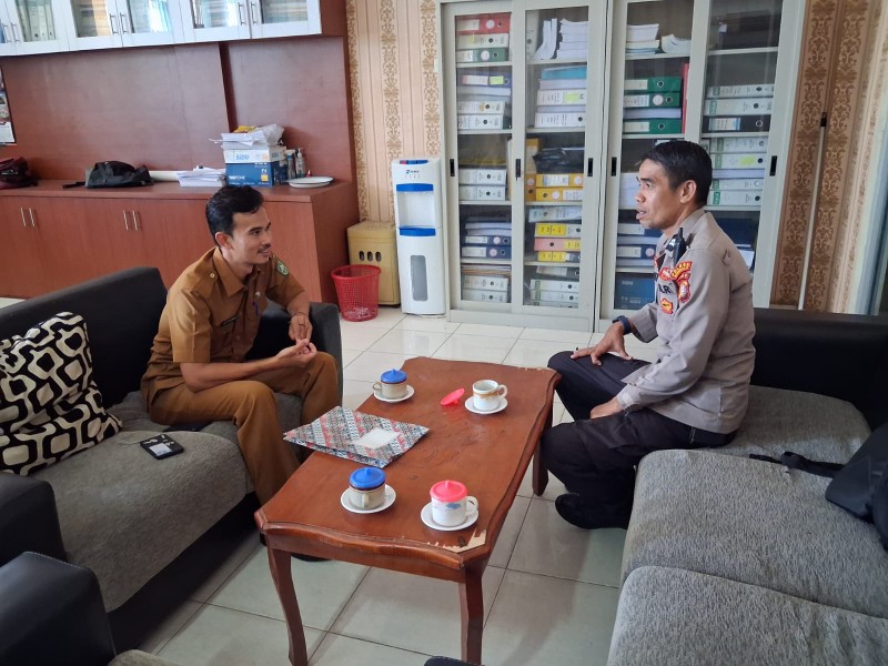 Desa Dungun Baru Gandeng Polsek Rupat Perkuat Program Ketahanan Pangan Jagung Pipil