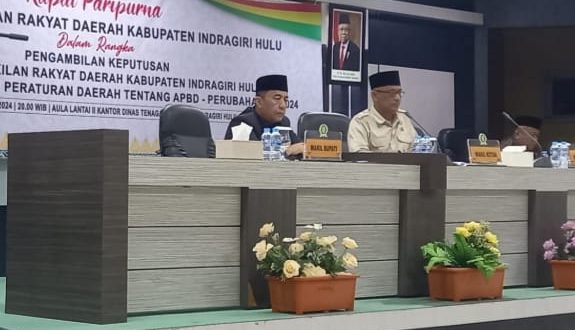 Tok! APBD-P Inhu 2024 Disetujui Rp1,8 Triliun