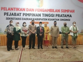 Hadiri Pelantikan Sekdakab Kuangsing, Ini Komentar dan Harapan Ketua DPRD Kampar