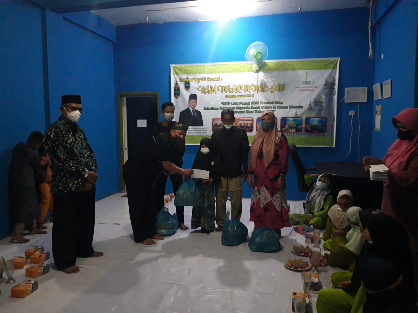 Datuk Khairuddin Al Young Riau : Semoga Donatur Kita Selalu Diberikan Kesehatan dan Keselamatan