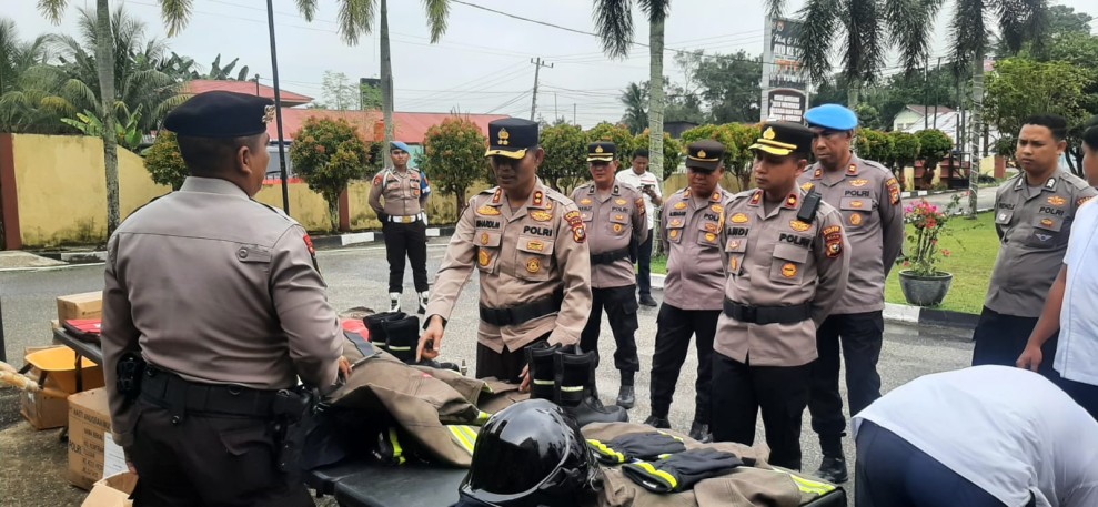 Fokus Tangani Karhutla di Kampar, Kapolres Ajak Masyarakat Jaga Lingkungan dan Personel Harus Proaktif