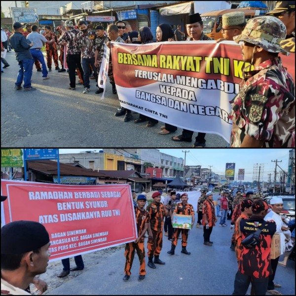 Dandim 0321 Rohil Sebut Ormas dan Tokoh Pemuda di Bagan Sinembah Dukung UU TNI
