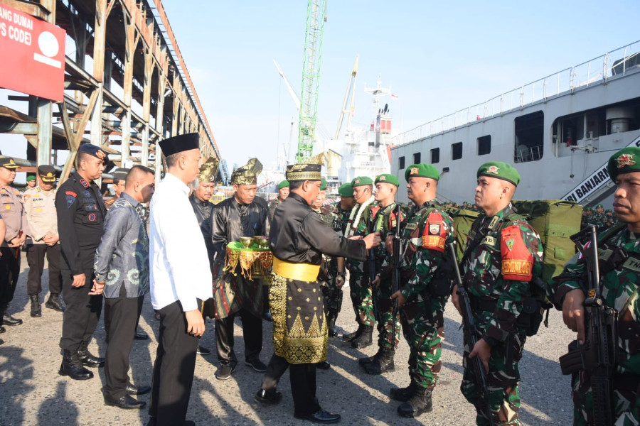 Danrem Persiapkan Reward untuk Satgas Pamtas RI-PNG dan Satgas Batalyon Infantri 132/Bima Sakti