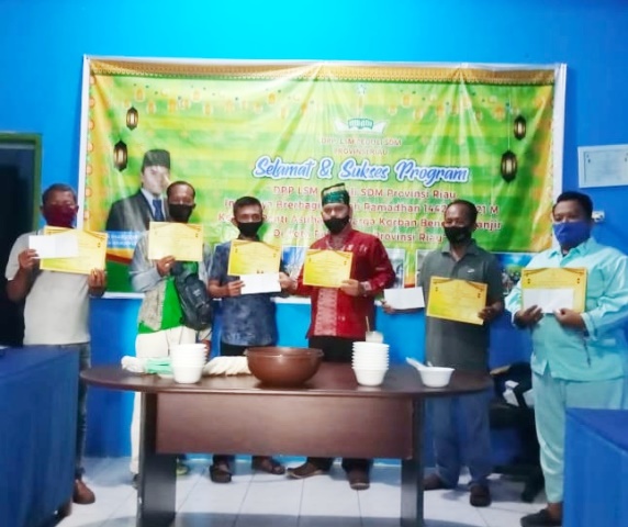 Ikuti Instruksi Gubernur Riau, DPP LSM Peduli SDM Provinsi Riau, Halal Bihalal Dengan Metode Jarak Jauh