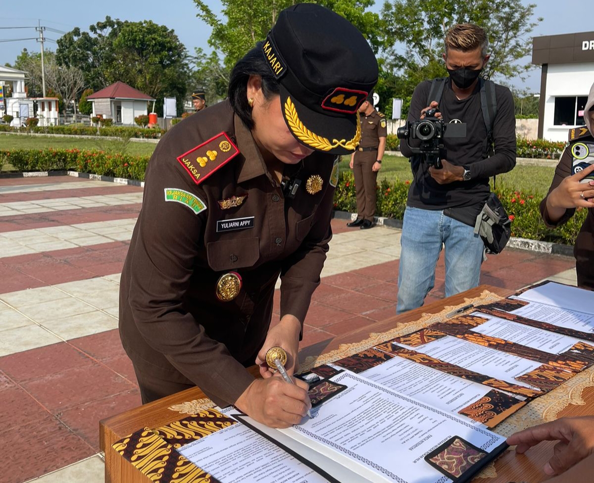 Wujudkan Kejari Bersih Melayani, Kejari Rohil Kembali Canangkan WBK dan WBBM