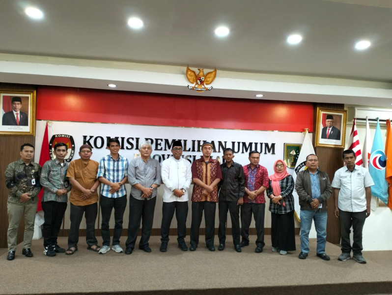 Audiensi ke KPU Riau, Mapilu PWI Riau Pastikan Pelaksanaan Pemilu 2024