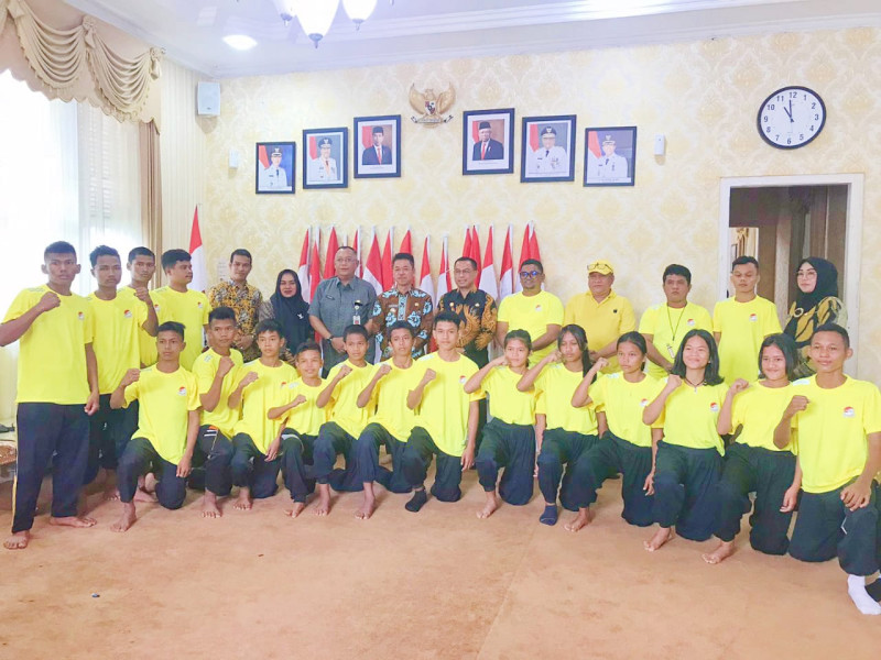 Wakili Provinsi Riau, Atlet Wushu Rohil Raih Juara Umum II Pra PON 2023.