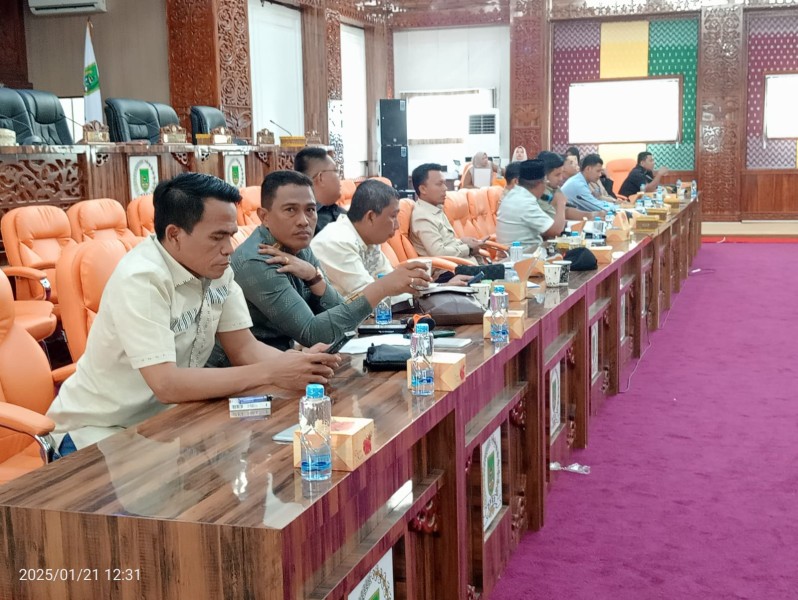 Awal Tahun 2025, DPRD Rohil Lakukan Rapat Kerja Bersama OPD