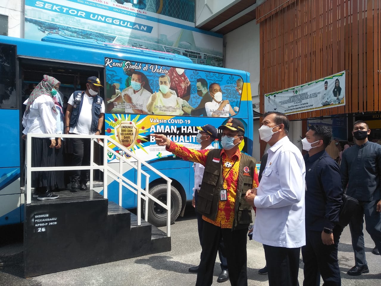 Bus Vaksinasi Keliling Kembali Layani Masyarakat di Pekanbaru