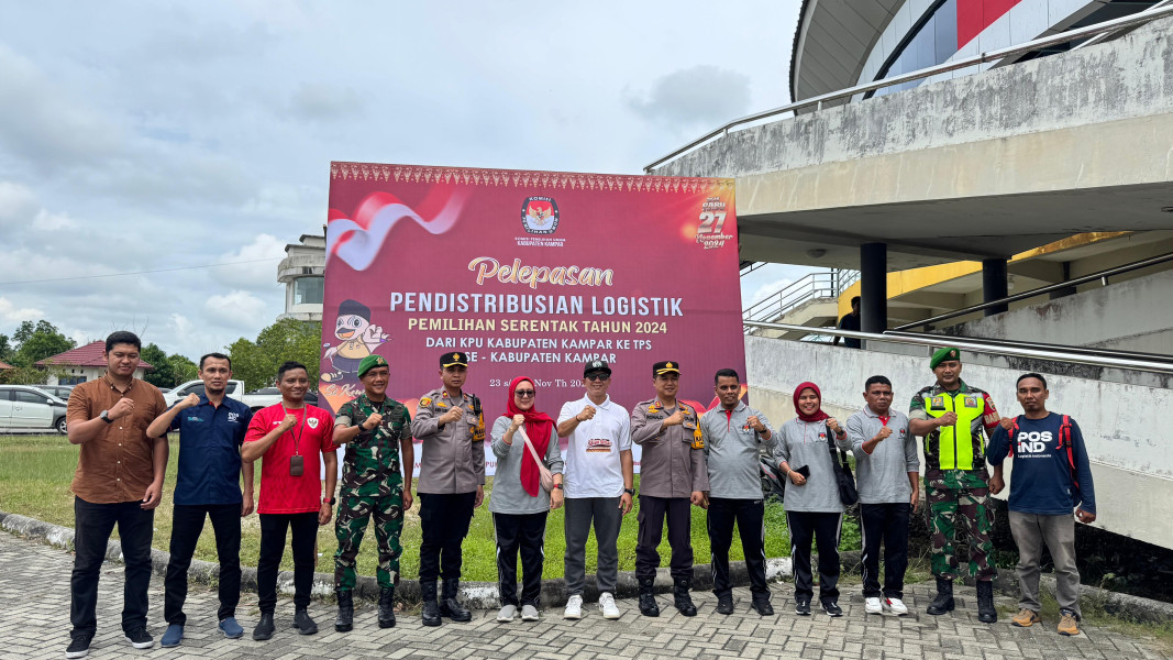 Pengawasan Pelepasan Logistik Pilkada Serentak, Bawaslu Kampar Instruksikan Panwascam Lakukan Pengawasan