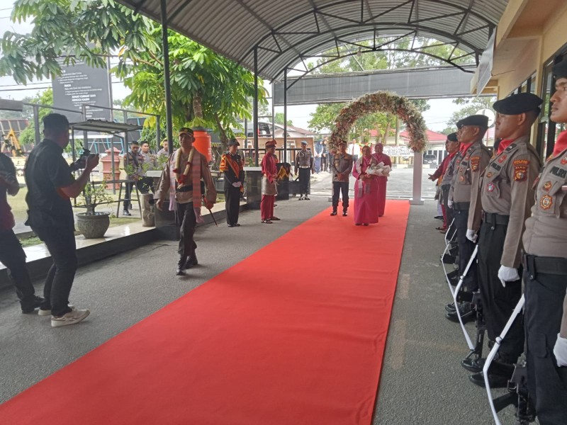 Usai Sertijab di Polda Riau, Polres Kampar Gelar Upacara Farewell And Welcome Parade Kapolres