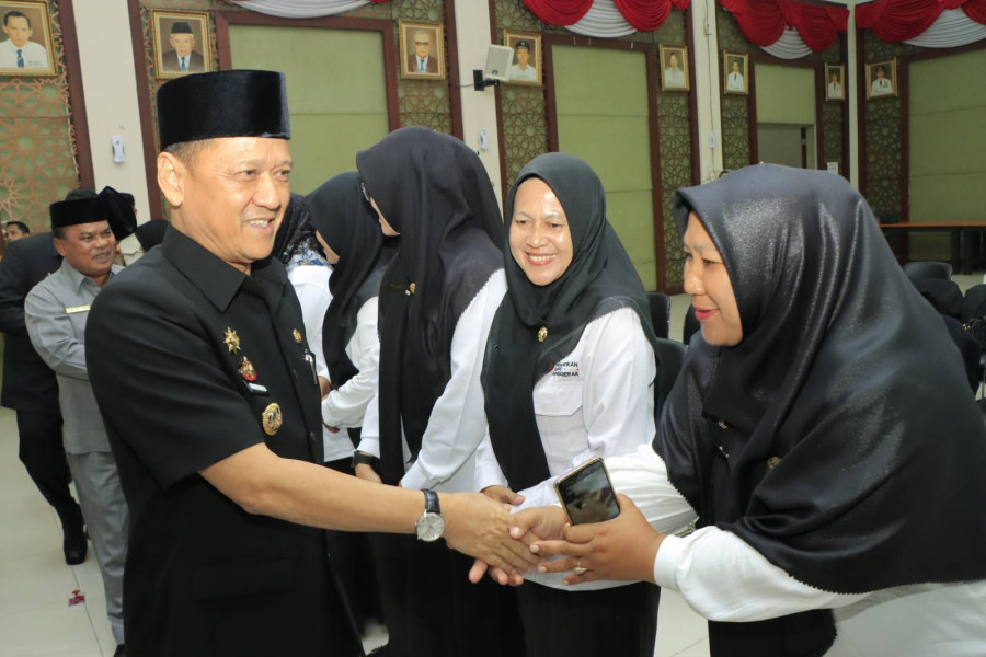 Pj Bupati Kampar Hambali Melantik Sebanyak 39 Guru yang Promosi Sebagai Kepala Sekolah