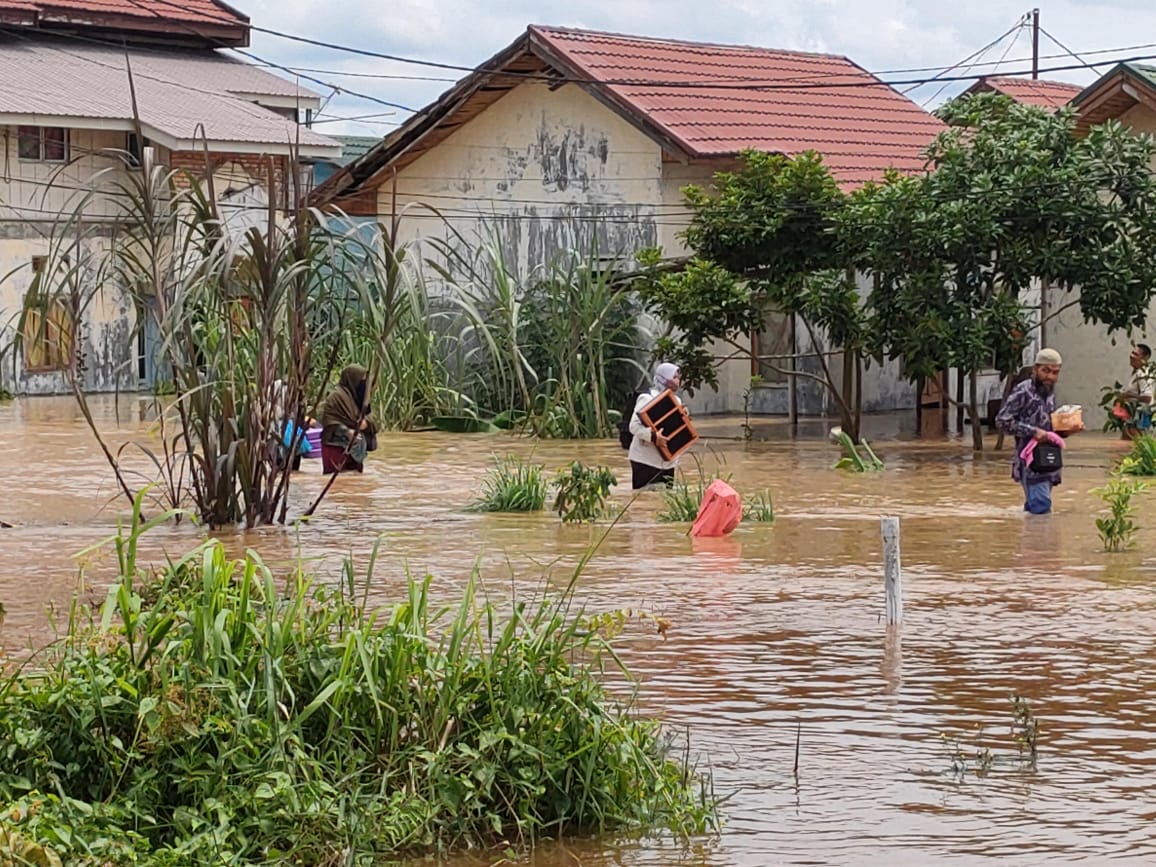 Banjir karena Terjadi Pendangkalan Sungai Sail
