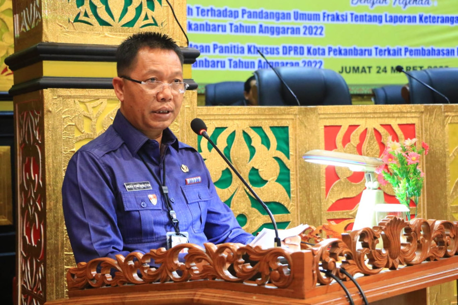 LKPj Kepala Daerah Pekanbaru Disahkan DPRD