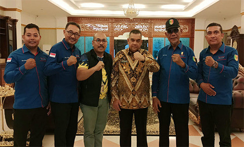 Silaturahmi ke Gubri, Permaskab Meranti Bahas soal Perbatasan dan Pemimpin Meranti ke Depan