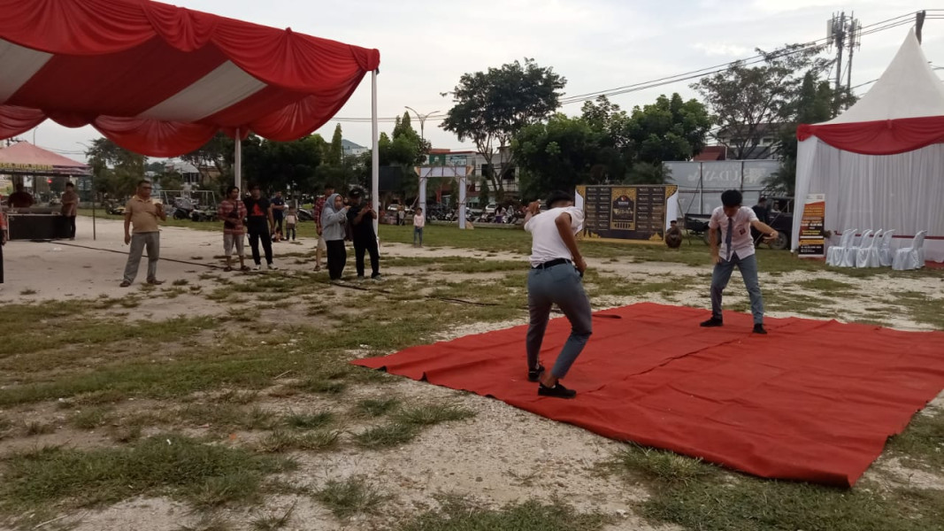 Bawaslu Kampar Gelar Pentas Budaya Pengawasan dan Deklarasi Pemilu Damai