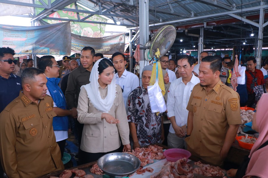 Wamendag Apresiasi Stabilitas Harga di Pasar Cik Puan Pekanbaru