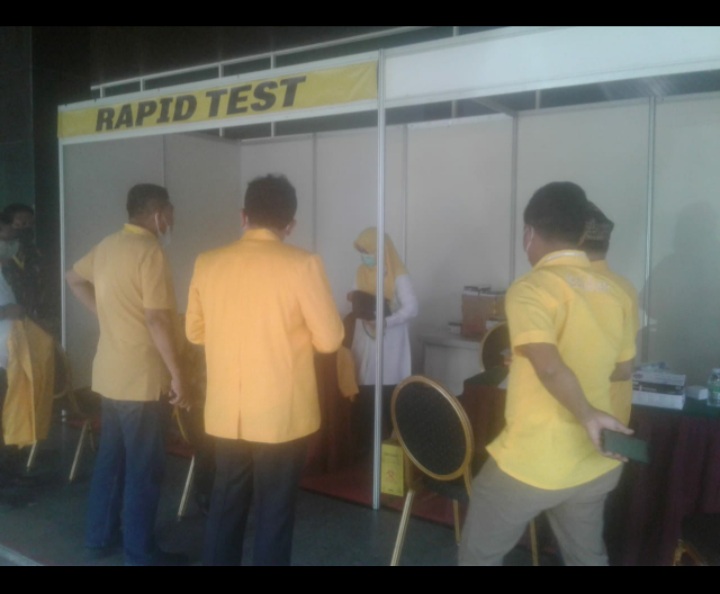 Hari Ini Pelantikan Pengurus DPD I Golkar Riau dan DPD II, Seluruh Peserta Wajib Rapid Test