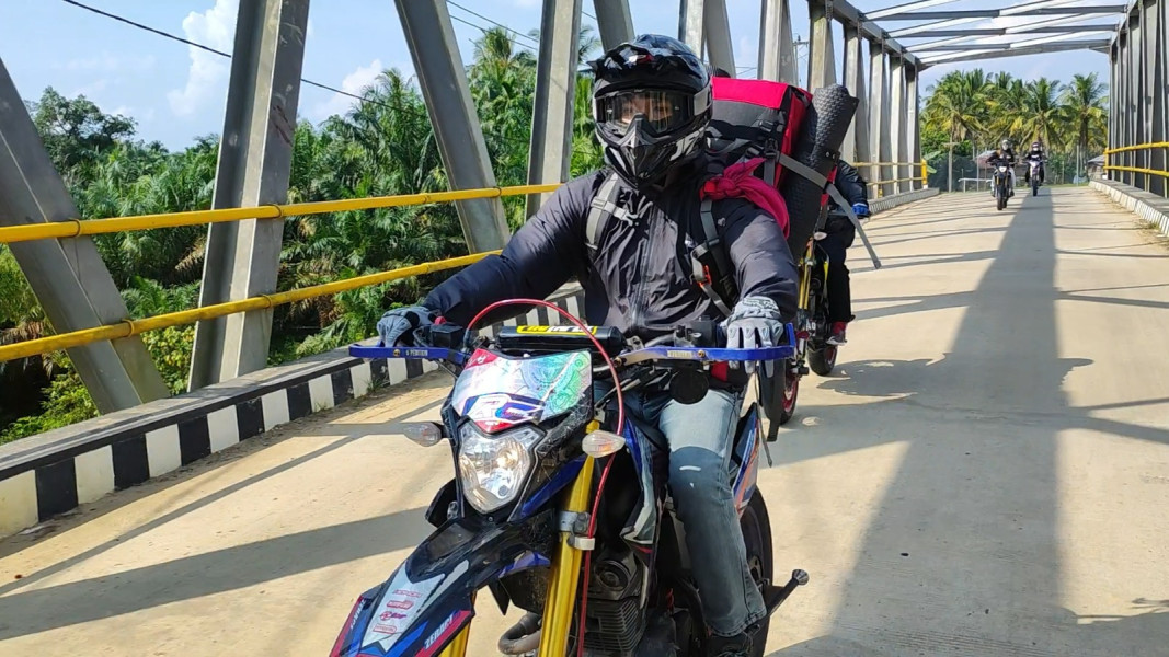 Komunitas HCCR Eksplor Wisata Alam Riau dengan Honda CRF150L