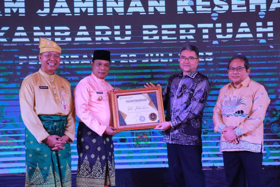 Pj Wali Kota Luncurkan Program Jaminan Kesehatan Pekanbaru Bertuah