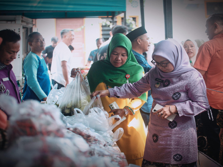 Wabup Kampar Misharti : Gerakan Pangan Murah Untuk Membantu Masyarakat dan Mengendalikan Inflasi