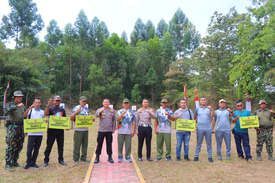 Seru! Kapolres Rohil Gelar Lomba Menembak
