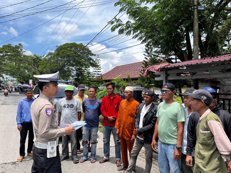 Satlantas Polres Inhil Gelar Dikmas Kampanye Keselamatan untuk Masyarakat