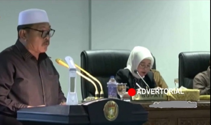 Anggota DPRD Kampar Harsono Singgung Penerapan Single Salary, atau Gaji Tunggal Dalam Rapat Paripurna