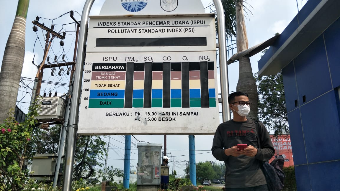 Karhutla Mulai Mengancam, ISPU di Pekanbaru Mati