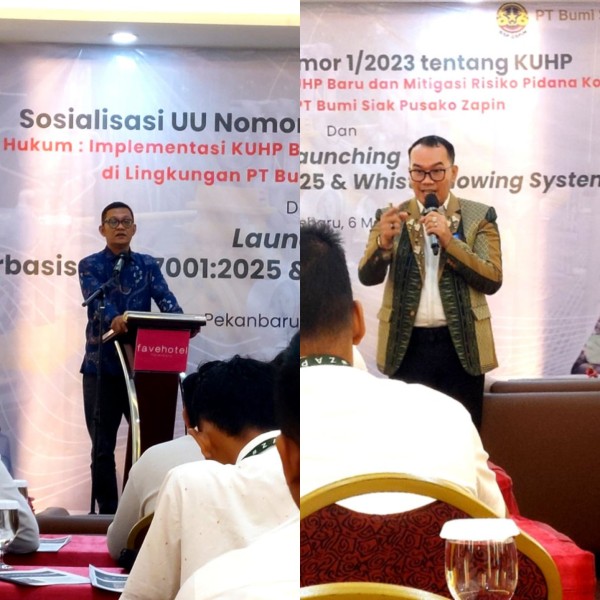 Sosialisasi KUHP Baru, BSP Zapin Perkuat Mitigasi Risiko Korporasi