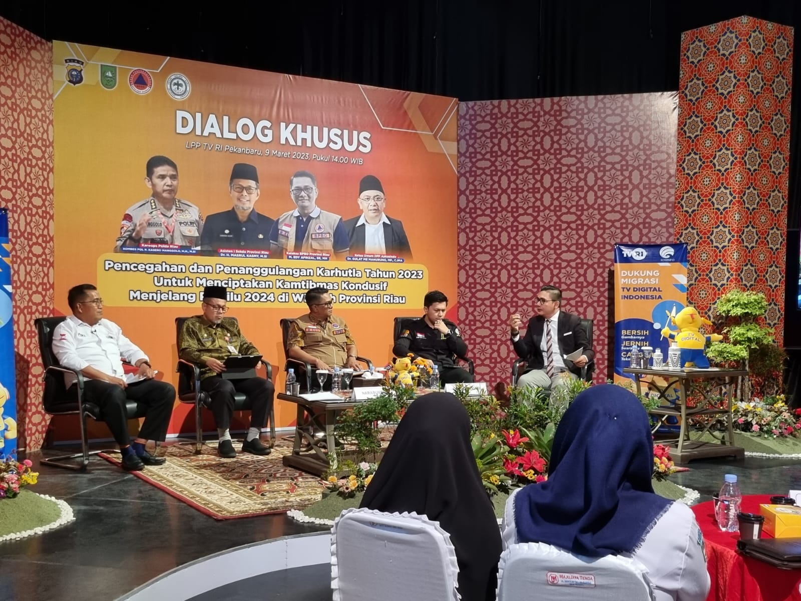 Antisipasi Karhutla Mengganggu Kondusifitas Pemilu, Polda Riau Berdialog dengan Sejumlah Stakeholder