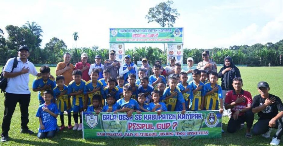 Buka Turnamen Sepak Bola di Padang Luas, Misharti Ingin Jangan Sekadar Kompetisi, Tapi Ajang Pembinaan