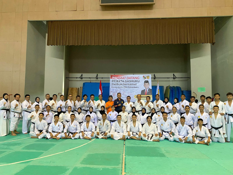 1.000 Karateka, Forki Pekanbaru Gelar Latihan Gabungan