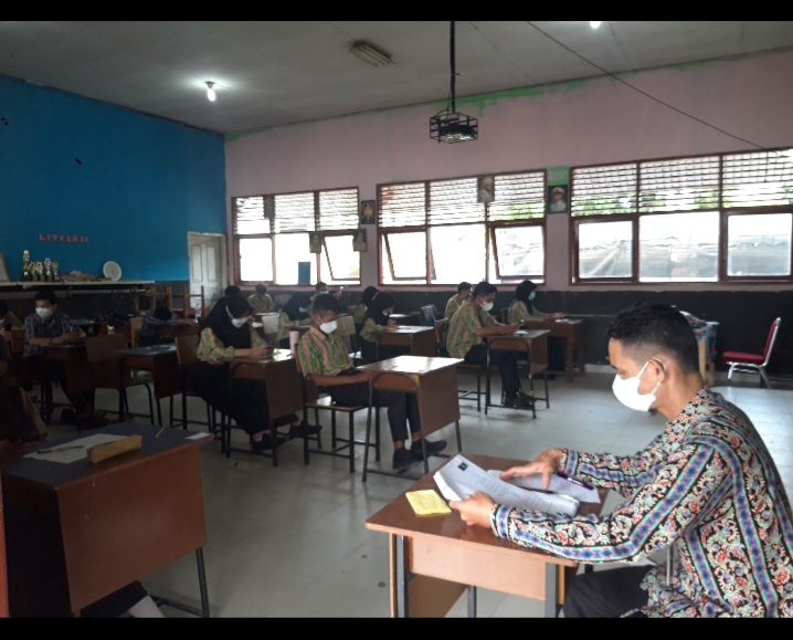 Sebanyak 344 Siswa SMAN 12 Pekanbaru, Ikuti Ujian Akhir Sekolah