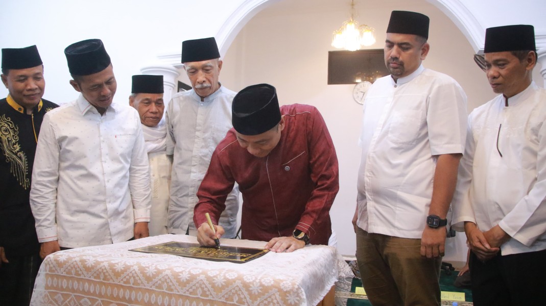 Resmikan Musala Al-Ikhlas, Wawako Puji Kekompakan Warga Tirta Siak