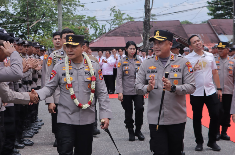 Kunjungi Polres Rohil, Kapolda Sampaikan soal Green Policing dan Profesionalitas Personel