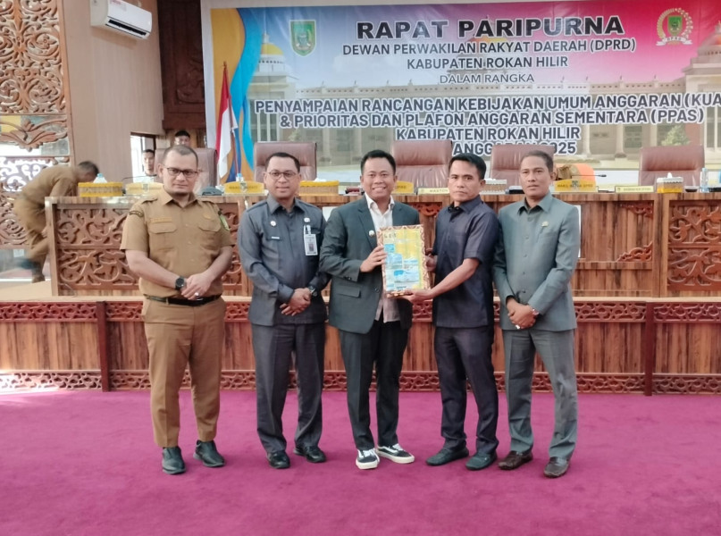 DPRD Rohil Terima Perubahan KUA PPAS 2024