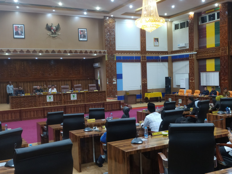 Banggar DPRD Rohil Lanjut Pembahasan LPP 2023 Seputar PAD