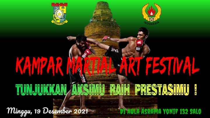 Muaythai Adakan 'Kampar Martial Art Festival' 19 Desember 2021